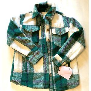 LIGHTWEIGHT PLAID SHACKET